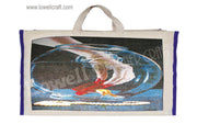 LAMINETED CANVAS SHOPPING BAG