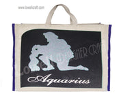 Birth sign Canvas Laminated shopping bags