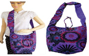COTTON CANVAS SHOULDER BAG
