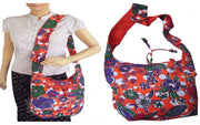 COTTON CANVAS SHOULDER BAG