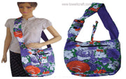 COTTON CANVAS SHOULDER BAG