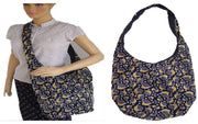 COTTON CANVAS SHOULDER BAG