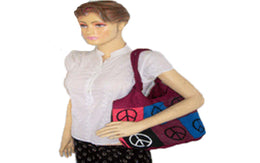 PEACE SIGN SHORT SHOULDER BAG