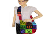 PEACE SIGN LONG SHOULDER BAG