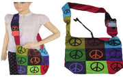 PEACE SIGN LONG SHOULDER BAG