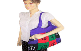 PEACE SIGN SHORT SHOULDER BAG