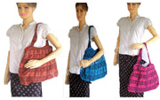 OM DESIGN COTTON SHOULDER BAG