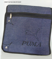 Womens Strap Jean Denim Fabric Bag