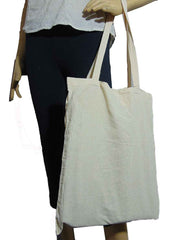 Cotton tote loop handle bag