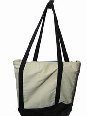 Heavy Cotton Canvas Two Tone Tote Bag