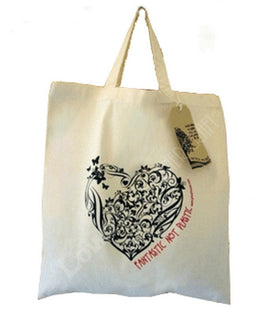 Heart Design Cotton Bag