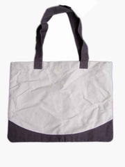 Two Color Canvas Tote Bag