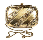 RECTANGULAR VINTAGE PURSE BRASS BAG