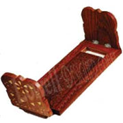 PENTACLE CARVED WOODEN BOOK HOLDER 15