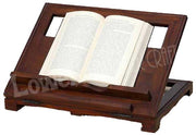 WOODEN CUTTING & BRASS INLAY REHAL HOLY BOOK STAND(13x 10.25