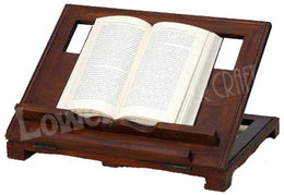WOODEN CUTTING & BRASS INLAY REHAL HOLY BOOK STAND(13x 10.25