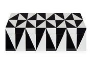 Rectangle Horn Bone Inlay Jewellery Box