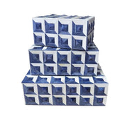 Square Horn Bone Resin Mop Box