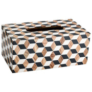 Wood & Resin Tissue Paper Napkin Holder Box