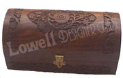 WOODEN CARVED CHEST BOX