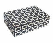 Rectangle Horn Bone Inlay Jewellery Box