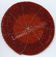 DOULE COLOR ROUND BEADED COASTER