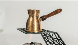 Kettle Brass Kettle Mug with wooden Handle