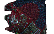 EMBROIDERED VINTAGE BANJARA HOBO SARI BAG