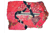 EMBROIDERED VINTAGE BANJARA HOBO SARI BAG