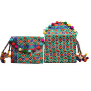 PHULKARI CLUTCH BAG
