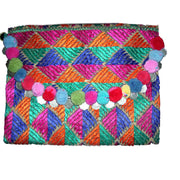 PHULKARI CLUTCH BAG