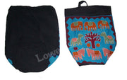 COTTON DUFFLE BACKPACK BAG