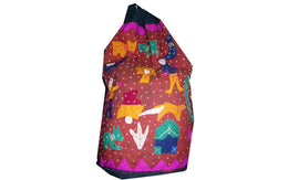COTTON DRAWSTRING BACKPACK