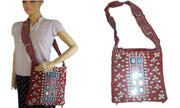 MIRROR WORK SHOULDER BAG