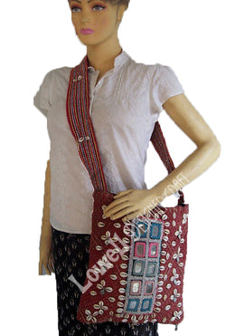 MIRROR WORK SHOULDER BAG