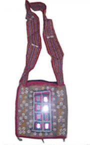 MIRROR WORK SHOULDER BAG