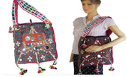 SHELL WORK KATHA STITCH SHOULDER BAG