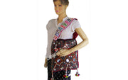 SHELL WORK KATHA STITCH SHOULDER BAG