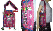 SHELL WORK KATHA STITCH SHOULDER BAG