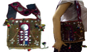 SHELL WORK KATHA STITCH SHOULDER BAG