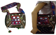 SHELL WORK KATHA STITCH SHOULDER BAG
