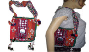 SHELL WORK KATHA STITCH SHOULDER BAG