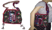 SHELL WORK KATHA STITCH SHOULDER BAG