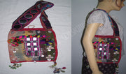 SHELL WORK KATHA STITCH SHOULDER BAG