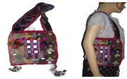 SHELL WORK KATHA STITCH SHOULDER BAG