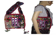 SHELL WORK KATHA STITCH SHOULDER BAG