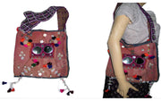 SHELL WORK KATHA STITCH SHOULDER BAG