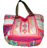 LEATHER HANDLE AFGANI BANJARA BAG