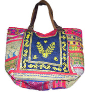 LEATHER HANDLE AFGANI BANJARA BAG