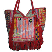 SUEDE FABRIC HANDLE AFGANI BANJARA BAG